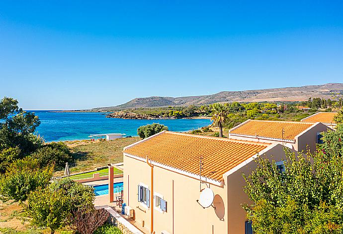 Aerial view of Antigoni Beach House . - Antigoni Beach House . (Photo Gallery) }}