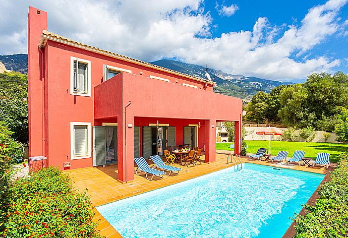 ,Beautiful villa with private pool, terrace, and garden with sea views . - Villa Vali . (Photo Gallery) }}