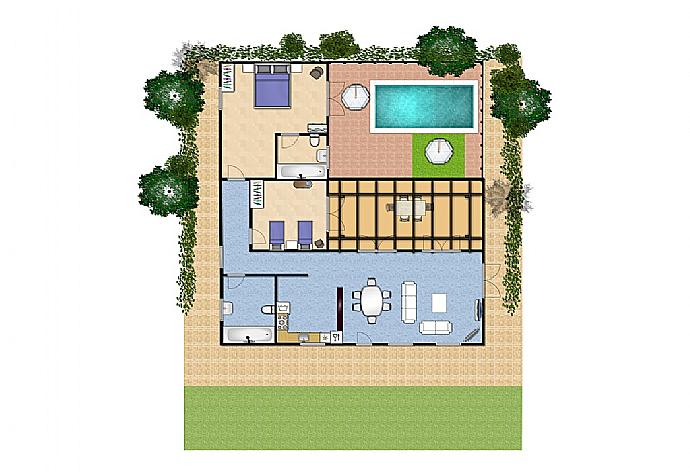 Floor Plan . - Villa Nora . (Photo Gallery) }}