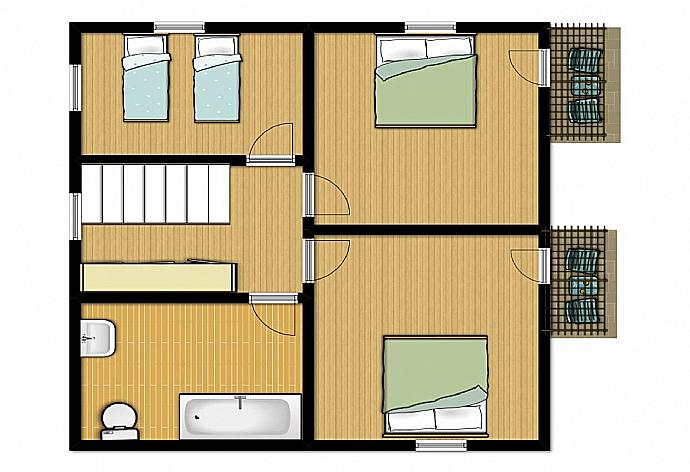 Floorplan . - Villa Kastello . (Galerie de photos) }}