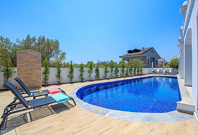 Private pool and terrace . - Orka World Villa 2 . (Photo Gallery) }}