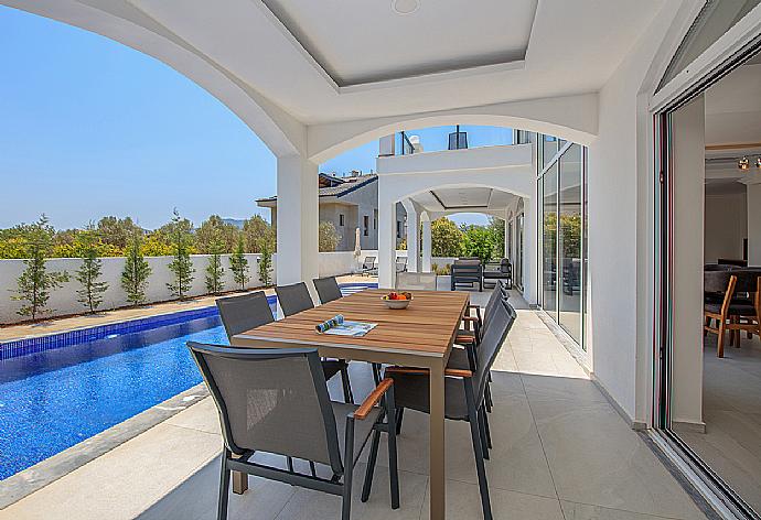 Sheltered terrace area . - Orka World Villa 2 . (Photo Gallery) }}