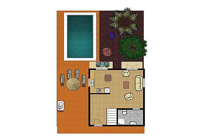 Floor Plan . - Villa Antiphellos . (Galleria fotografica) }}