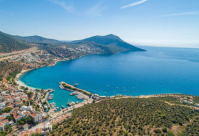 Aerial view of Kalkan . - Villa Arykanoos . (Галерея фотографий) }}
