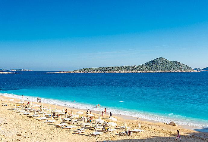 Kaputas Beach - on the finest beaches in Turkey, and only a short drive from Villa Arykanoos . - Villa Arykanoos . (Galería de imágenes) }}