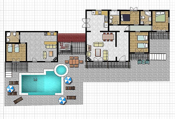 Floor Plan . - Villa Sofia . (Галерея фотографий) }}