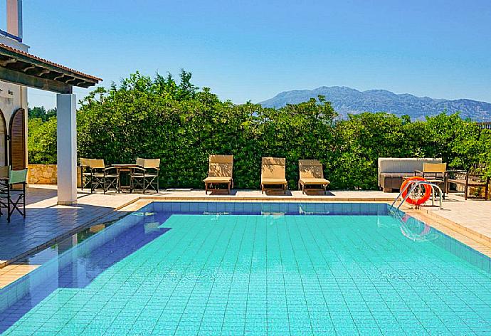 Private pool with terrace . - Villa Nikolas . (Fotogalerie) }}