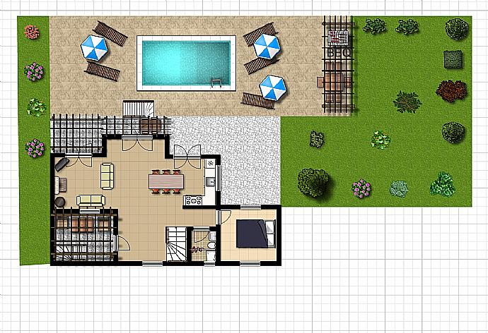 Floor Plan: first floor . - Villa Alexandra . (Photo Gallery) }}