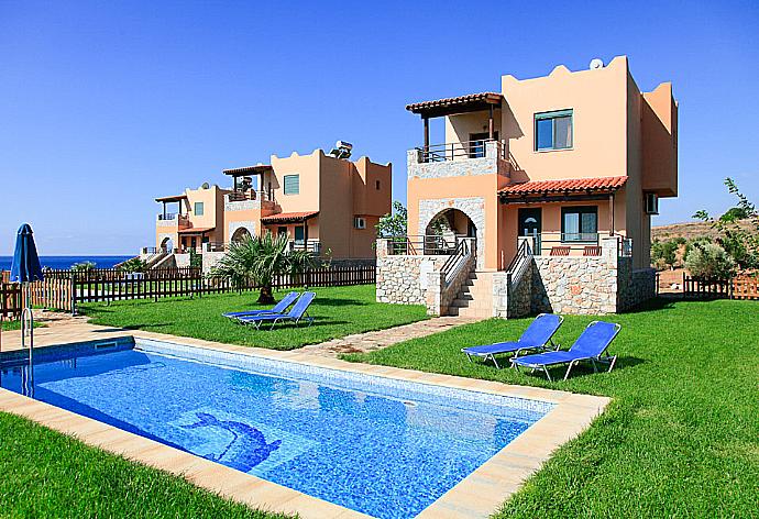 Private pool with garden area . - Andreas Beach Villa . (Photo Gallery) }}