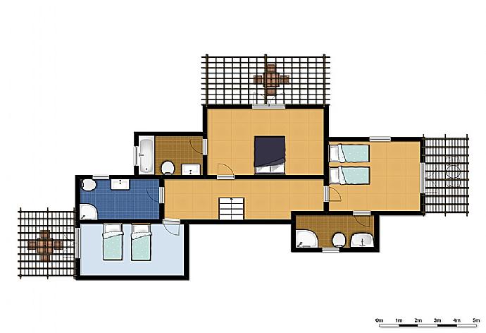 Floor Plan . - Villa Petros . (Galería de imágenes) }}