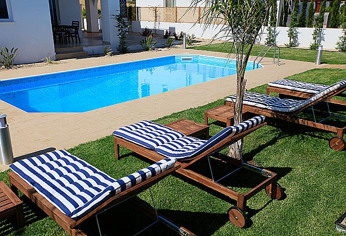 Private swimming pool with terrace and garden . - Riviera Beach Front . (Fotogalerie) }}