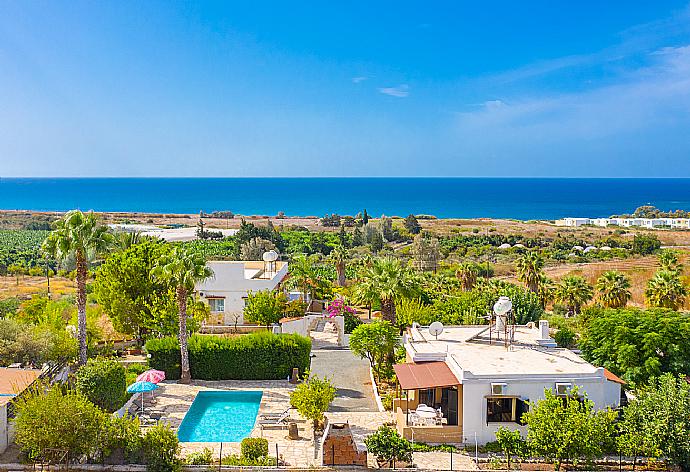 Aerial view of Villa Eleni  . - Villa Eleni . (Photo Gallery) }}