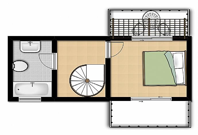 Floor Plan: First Floor . - Villa Ismini . (Photo Gallery) }}