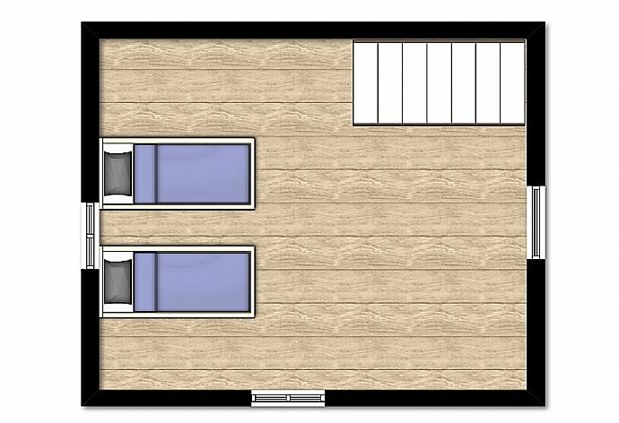 Floor Plan: First Floor . - Nafsika Beach House . (Fotogalerie) }}