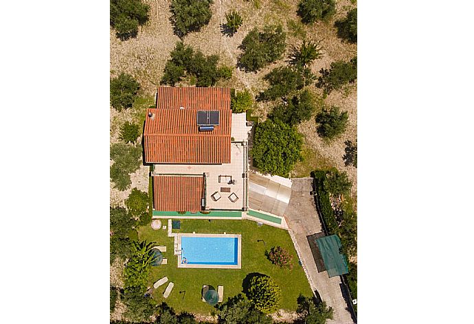 Aerial view of Villa Dimitris . - Villa Dimitris . (Galleria fotografica) }}