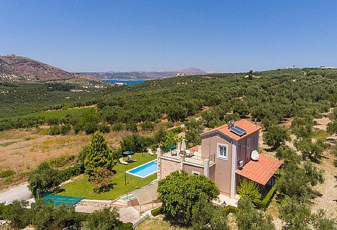 Aerial view of Villa Dimitris . - Villa Dimitris . (Галерея фотографий) }}