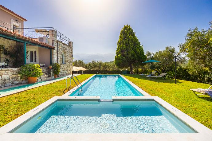 Private pool, terraces, and garden . - Villa Dimitris . (Photo Gallery) }}