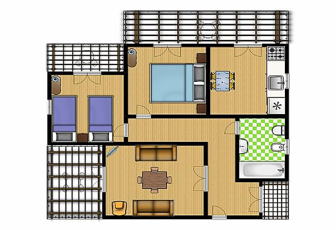 Floor Plan . - Bakers House Upper . (Галерея фотографий) }}