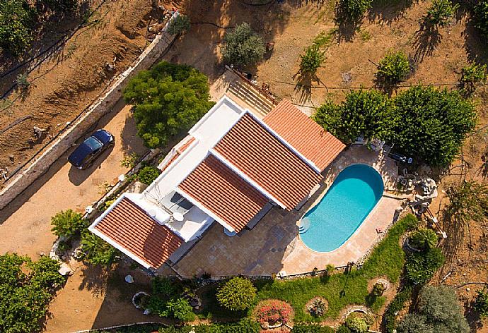 Ariel view of the Villa