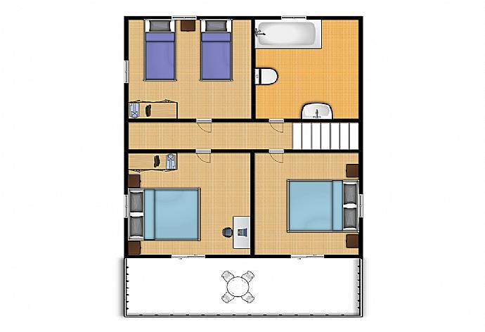 ,Floor Plan: First Floor . - Villa Adonis . (Галерея фотографий) }}