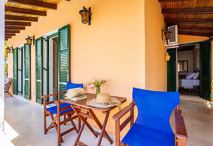 Sheltered terrace area with panoramic sea views . - Villa Elia . (Galleria fotografica) }}