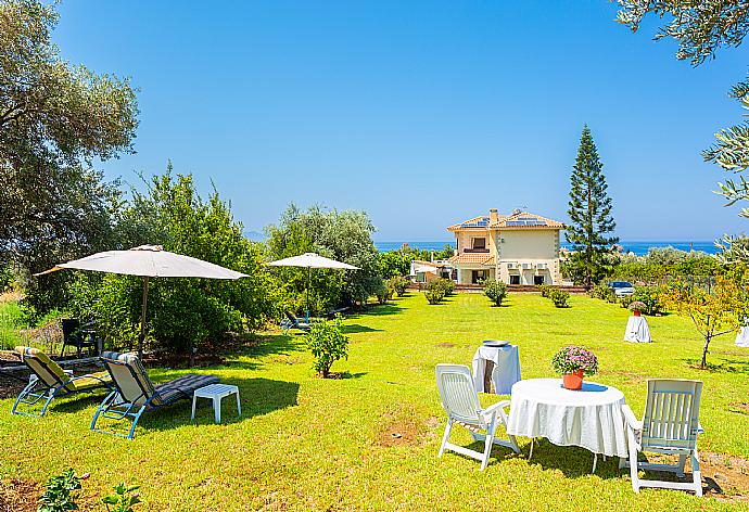 Large garden area . - Villa Olivetta . (Galerie de photos) }}