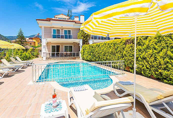 ,Beautiful villa with private pool and terrace . - Villa Canberk . (Photo Gallery) }}