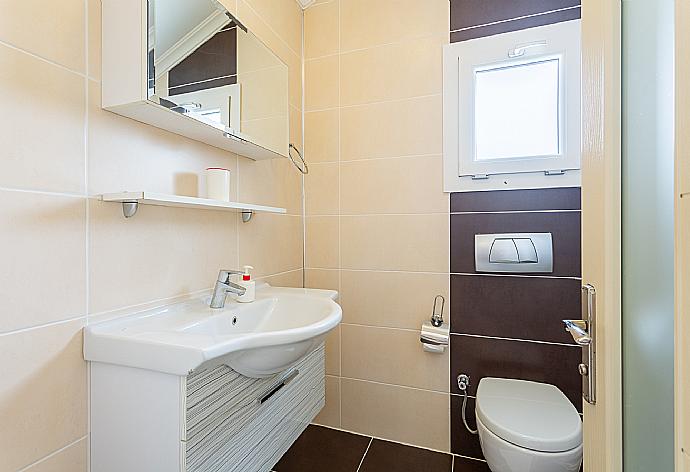 En suite bathroom with shower . - Villa Canberk . (Photo Gallery) }}