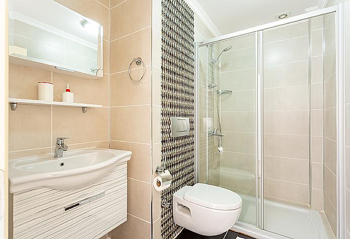 En suite bathroom with shower . - Villa Gunsu . (Galerie de photos) }}