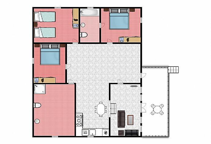 Floor Plan: First Floor . - Villa Ramos Dos . (Photo Gallery) }}