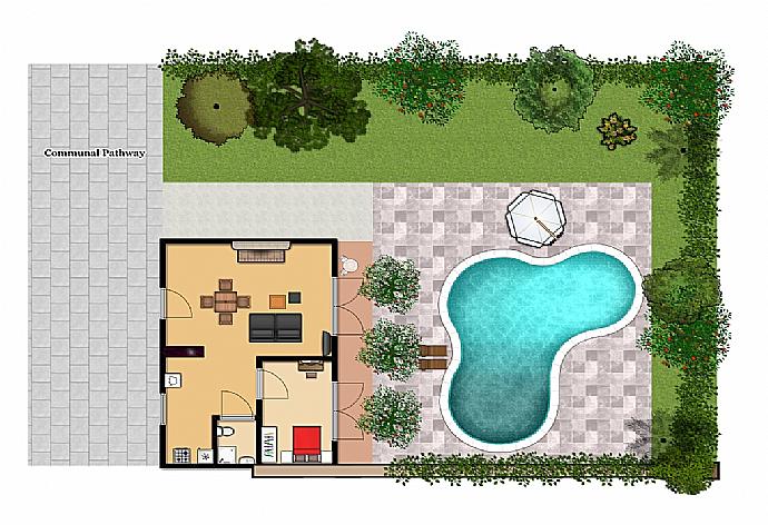 Floor Plan . - Villa Russa Dionisis . (Galería de imágenes) }}