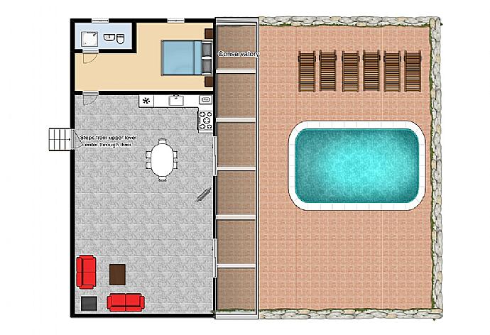 Floor Plan: Ground Floor . - Villa Ramos Uno . (Fotogalerie) }}