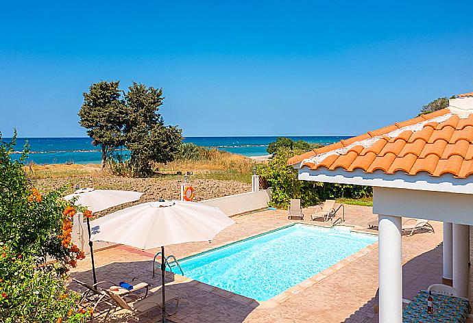 Beautiful villa with private pool and terrace with sea views . - Achilles Beach Villa . (Galleria fotografica) }}