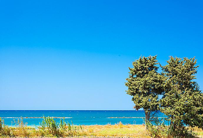 View from pool terrace . - Achilles Beach Villa . (Fotogalerie) }}