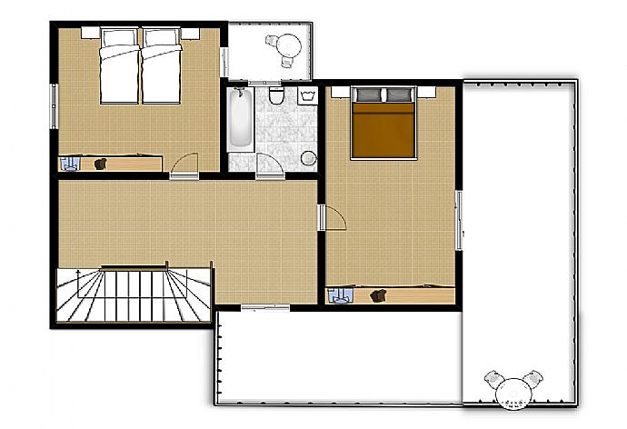 Floor Plan: First Floor . - Villa Lilium . (Fotogalerie) }}