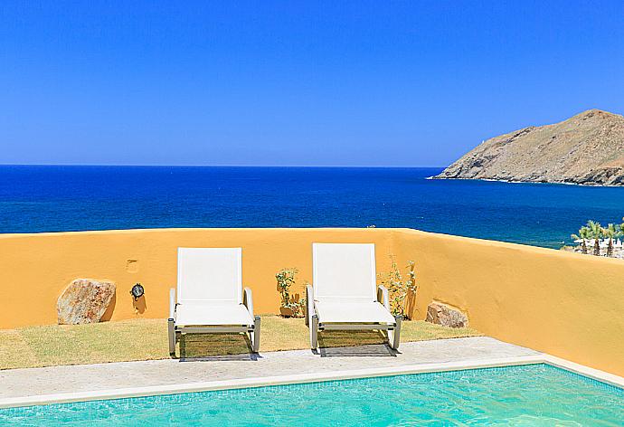 Private pool and terrace with panoramic sea views . - Villa Almira . (Photo Gallery) }}