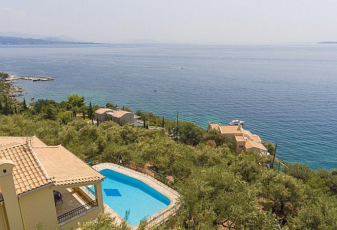 Aerial View . - Villa Spyros . (Photo Gallery) }}