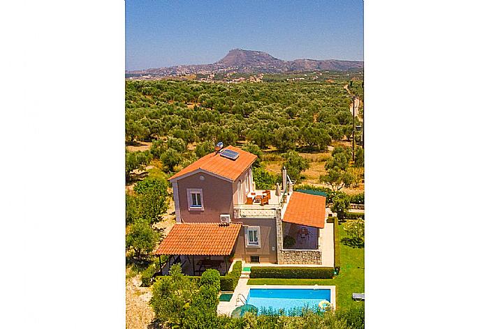 Aerial view of Villa Giannis . - Villa Giannis . (Photo Gallery) }}