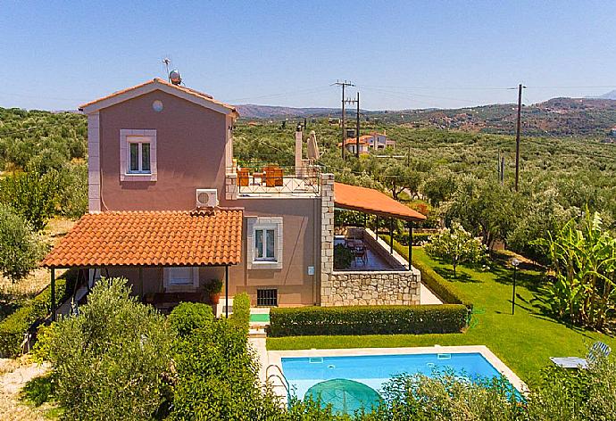 Aerial view of Villa Giannis . - Villa Giannis . (Photo Gallery) }}