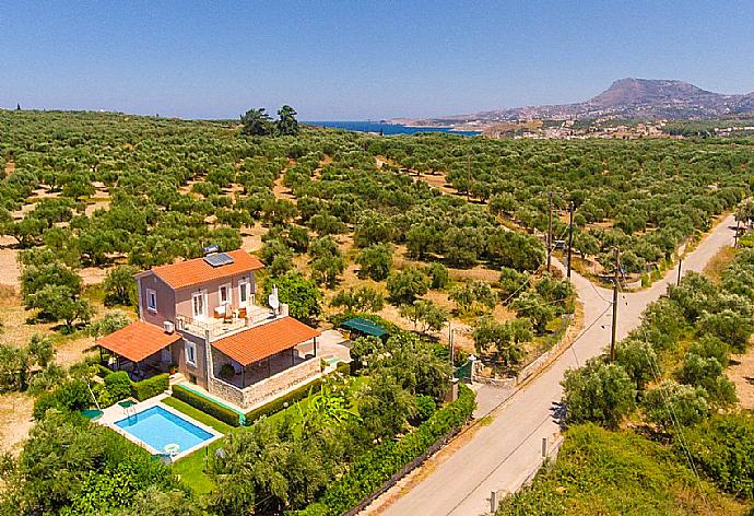 Aerial view of Villa Giannis . - Villa Giannis . (Photo Gallery) }}