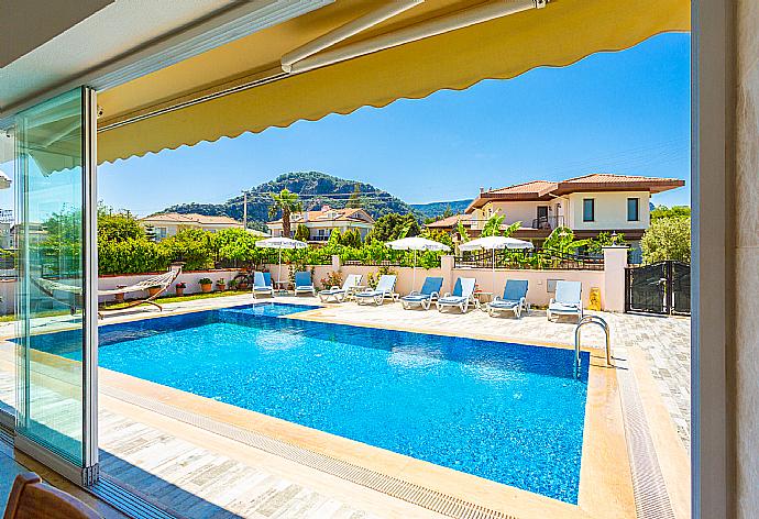 Private pool and terrace . - Villa Seda . (Галерея фотографий) }}