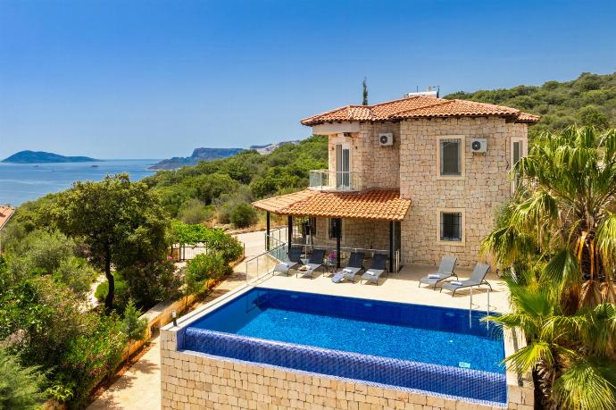 ,Beautiful villa with private pool and terrace with sea views . - Villa Erdem . (Photo Gallery) }}
