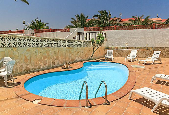 Private pool with terrace area . - Villa San Antonio . (Photo Gallery) }}