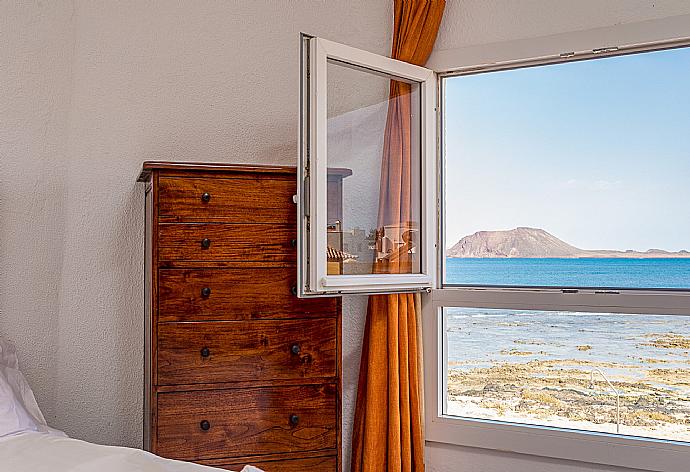 Double bedroom with beautiful view . - Villa Remos . (Photo Gallery) }}