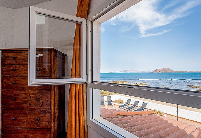 Double bedroom with beautiful view . - Villa Remos . (Photo Gallery) }}