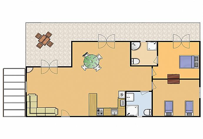 Floor Plan: First Floor . - Villa Amalia . (Fotogalerie) }}