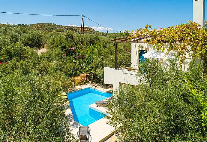 Aerial view of Villa Dimitra . - Villa Dimitra . (Galleria fotografica) }}