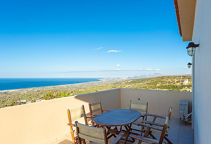 Balcony with panoramic sea views . - Villa Selini . (Galería de imágenes) }}