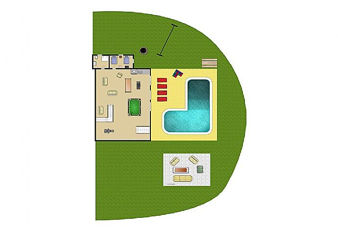 ,Floor Plan: Ground Floor . - Villa River View . (Photo Gallery) }}