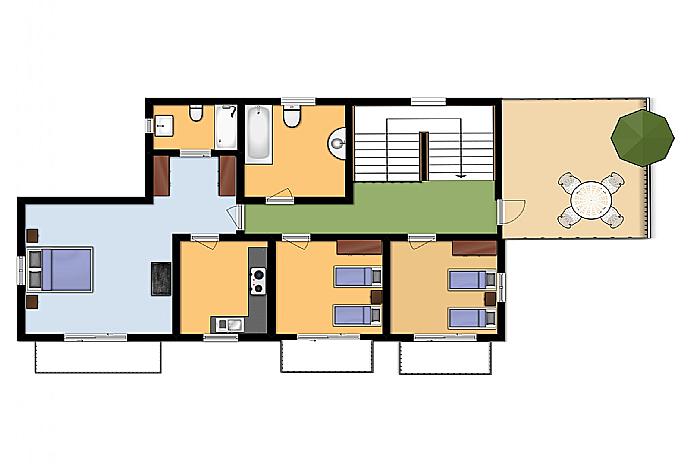 Floor Plan: First Floor . - Villa Clementina . (Fotogalerie) }}